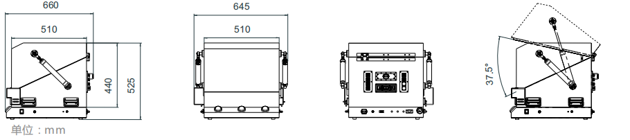 Pb3044 shell type shielding box appearance dimension